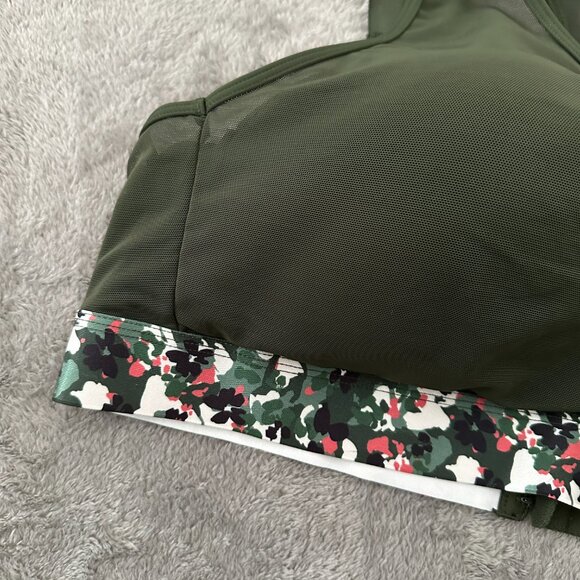 NWT Adore Me Green Sports Bra Women's size 42C 42 C - Picture 2 of 5